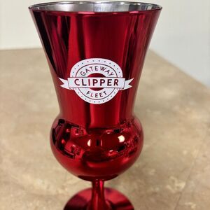 RARE 2000 Gateway Clipper Millenium Cocktail Glass Goblet